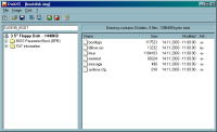 DiskXS showing a SuSE 9.0 bootdisk image